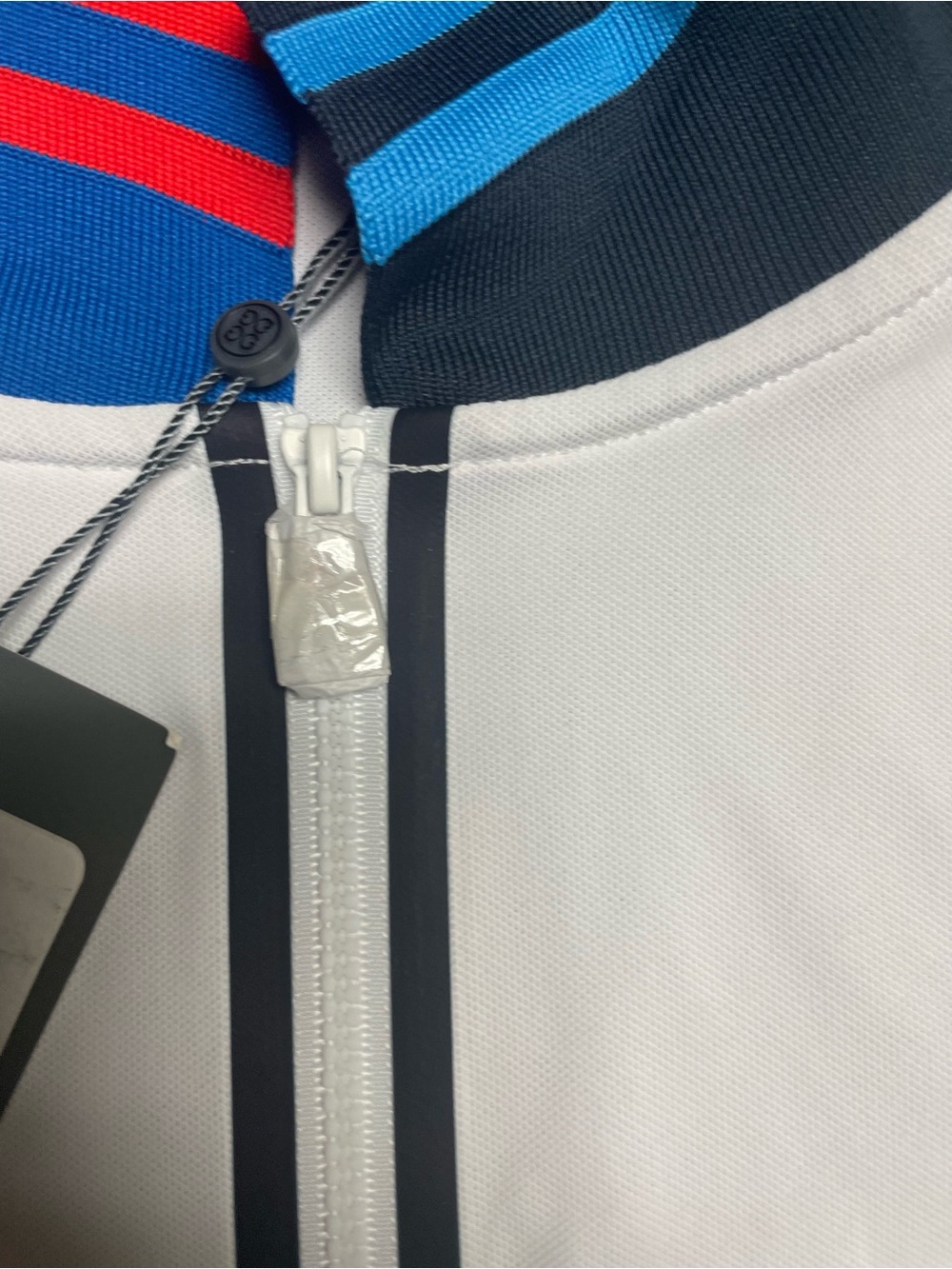 G/Fore White Short-Sleeve Zip Polo Women’s M NWT - Picture 4 of 7